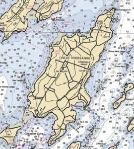 Map of Chebeague Island