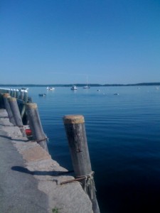 View from the wharf on Chebeague Island