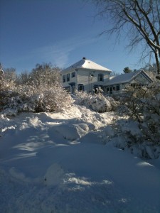 My island home in winter